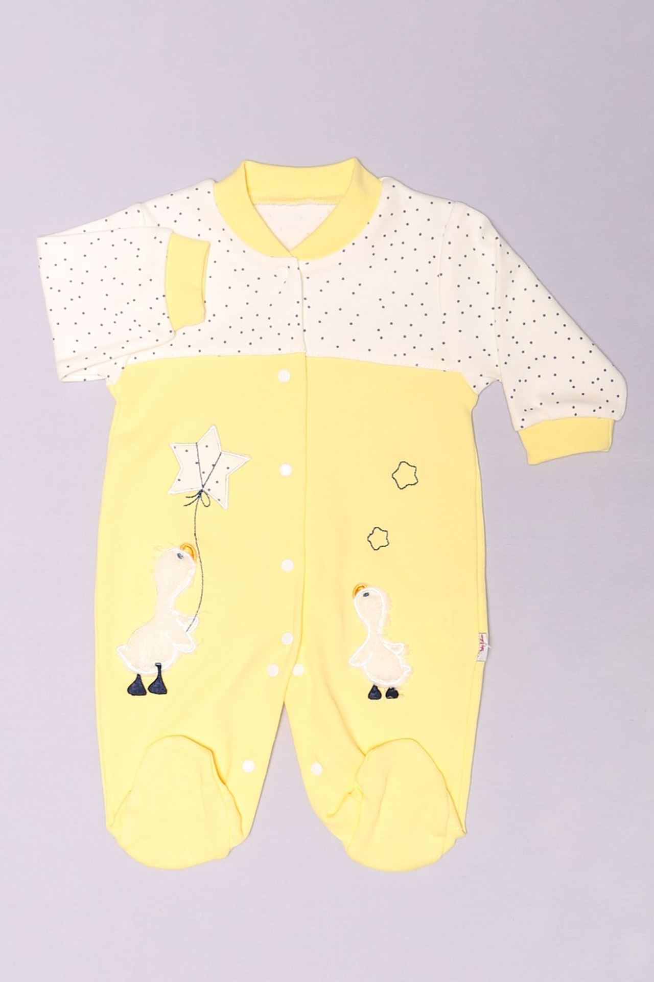 1-6 Aylık Bebek Tulum Sarı