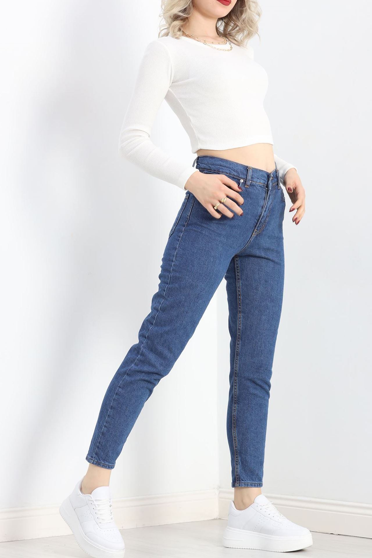 Mom Boyfriend Jeans Mavi1