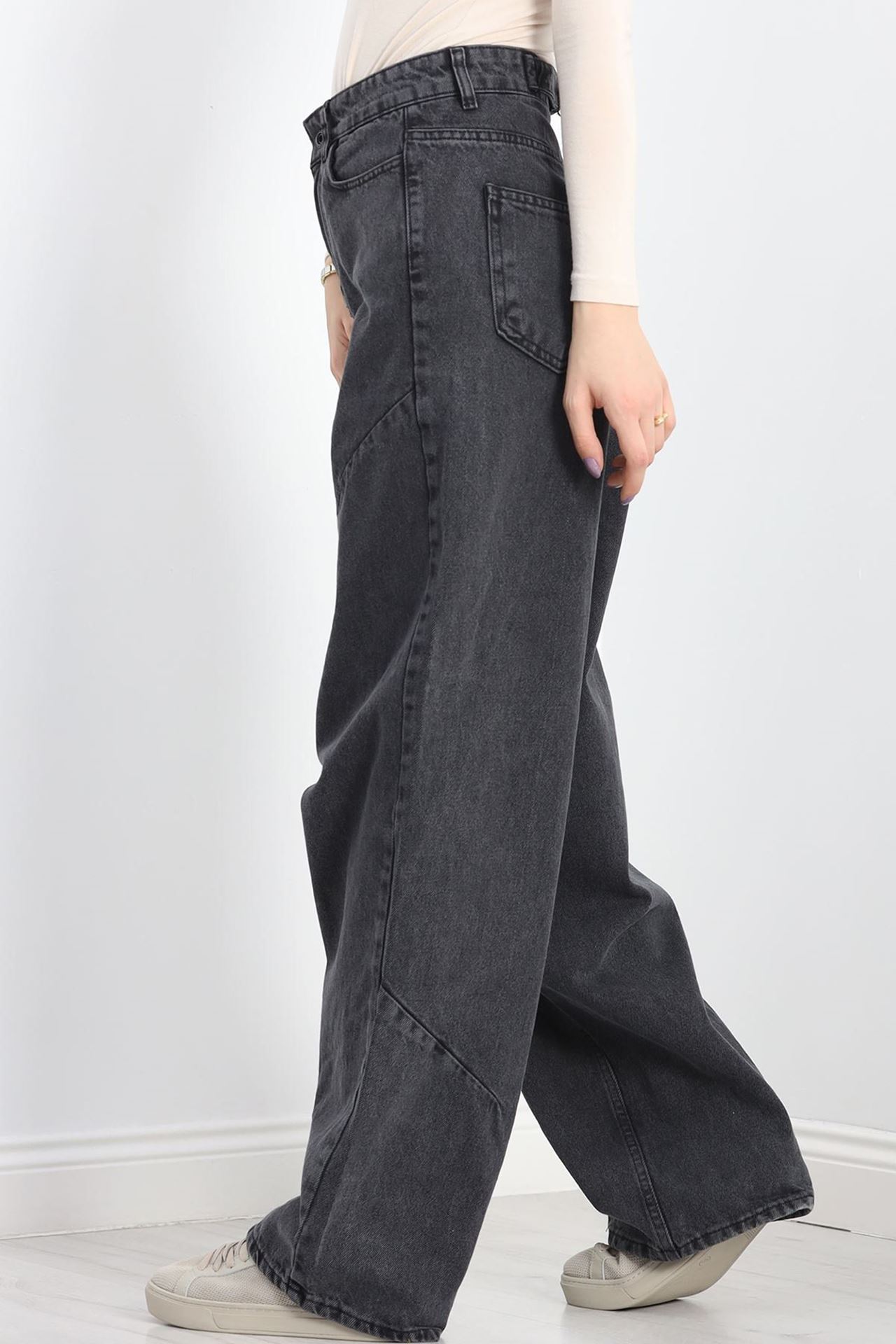 Baggy Jean Kot Pantolon Koyufüme